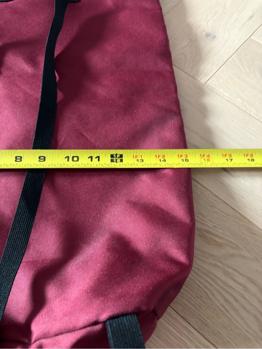 On Cloud Ambassador Backpack Gym Workout Tote Bag Maroon - Picture 8 of 9